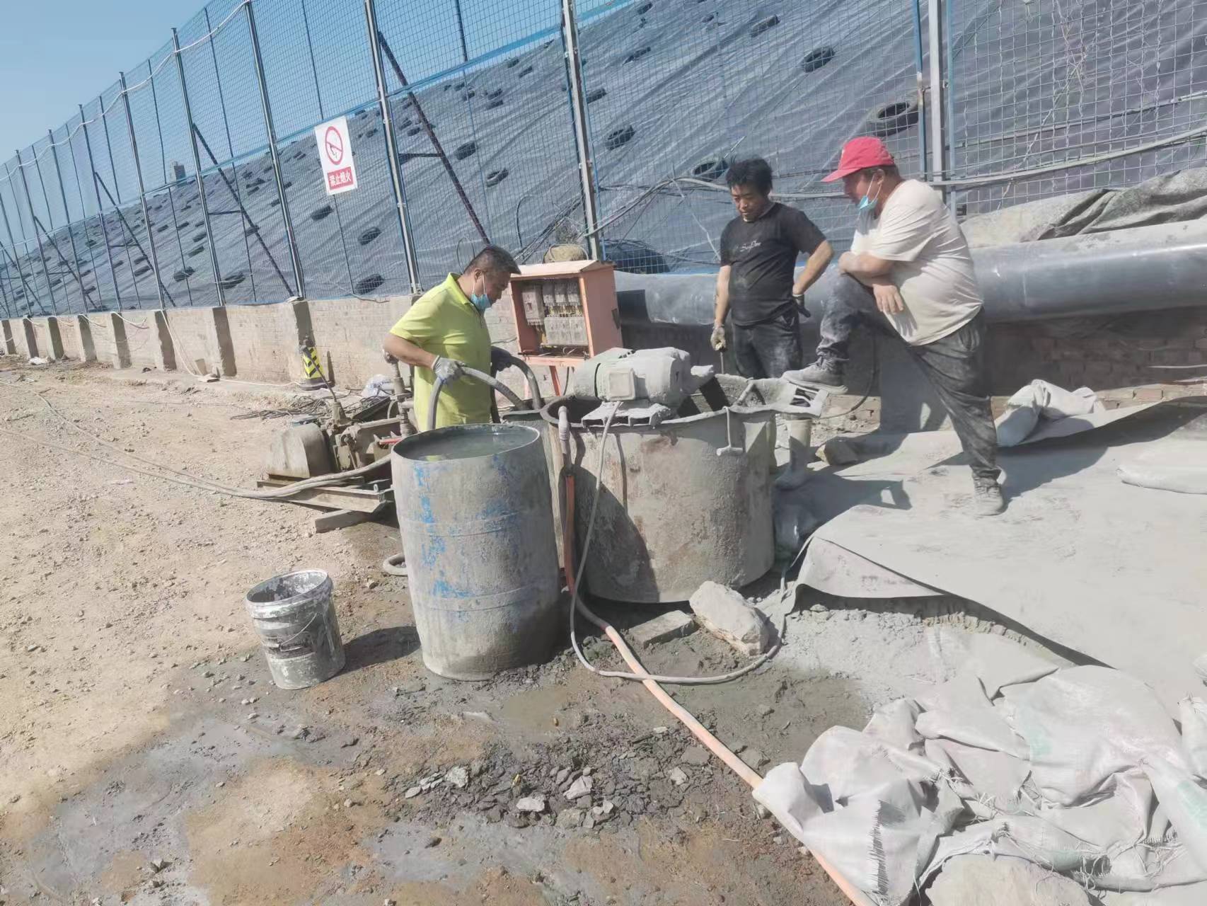 群英乡袖阀管注浆