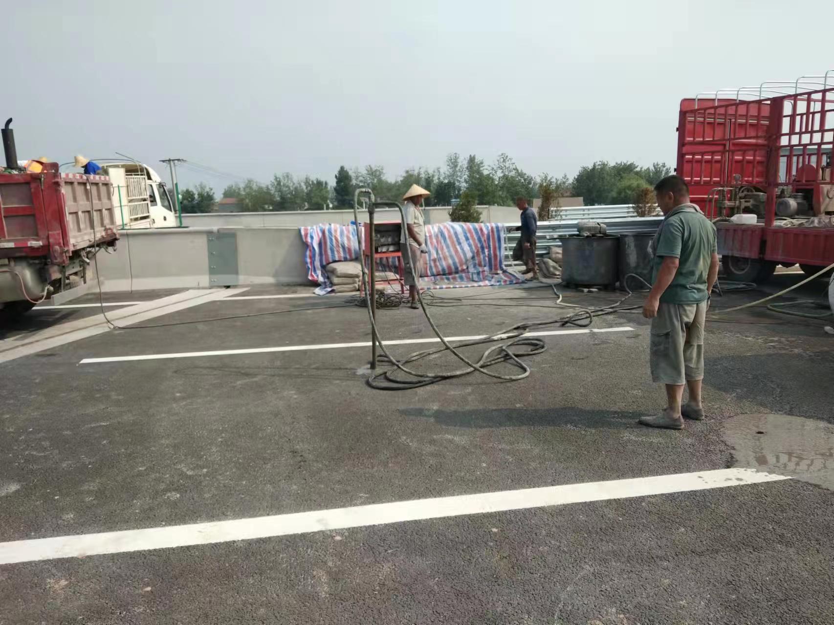 群英乡路基注浆